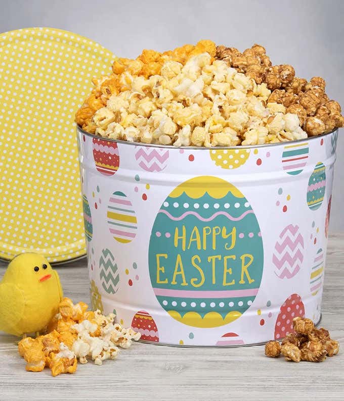 Easter Kettle Popcorn Tin - 2 Gallon