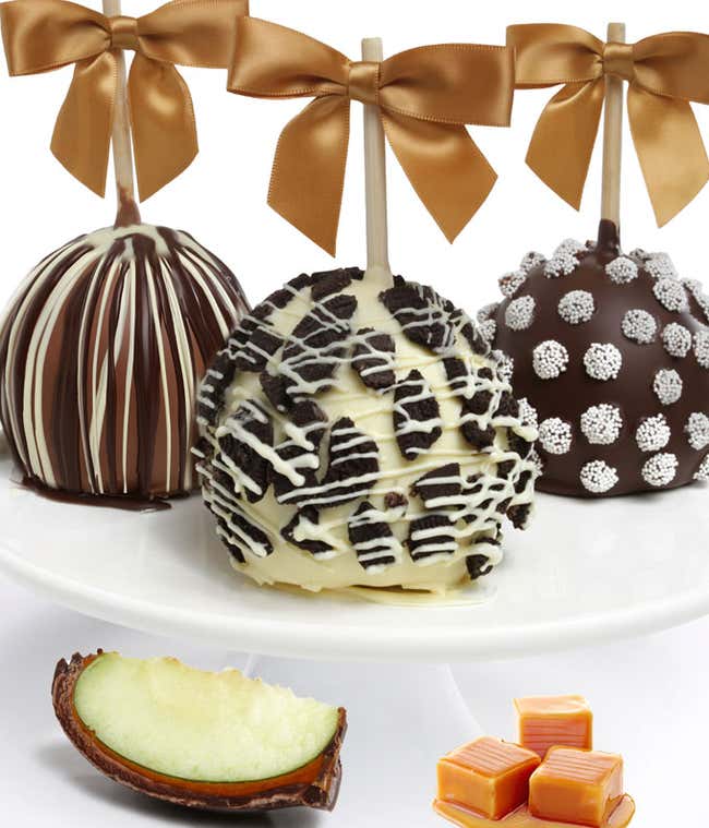 chocolate and caramel apples