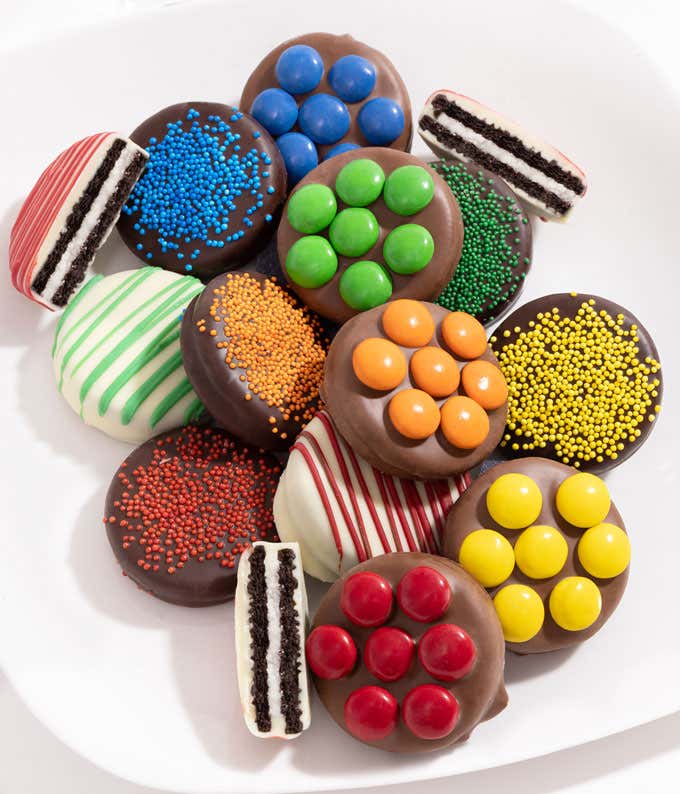 Rainbow Chocolate Covered OREO Cookies