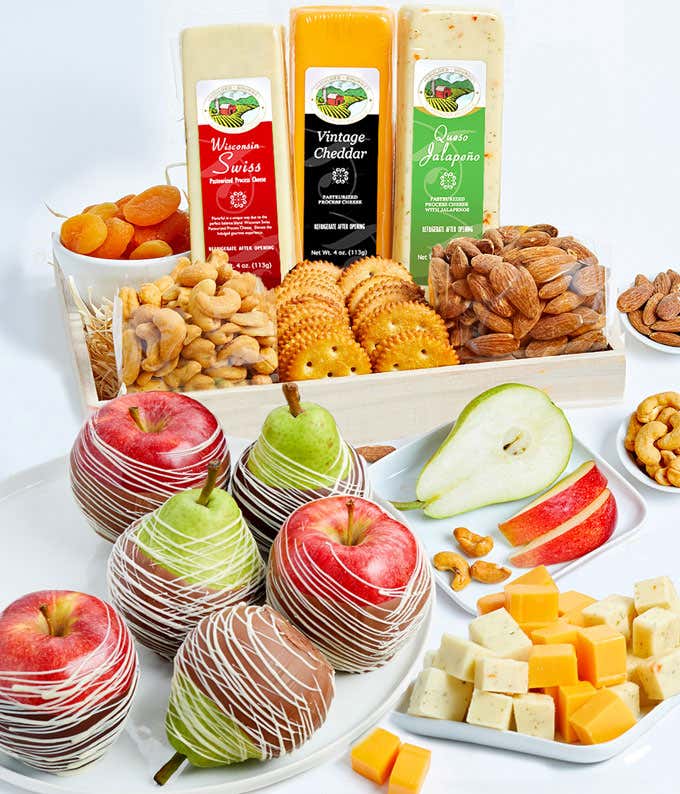 Ultimate Fruit,Cheese, Crackers, & Nuts Tray