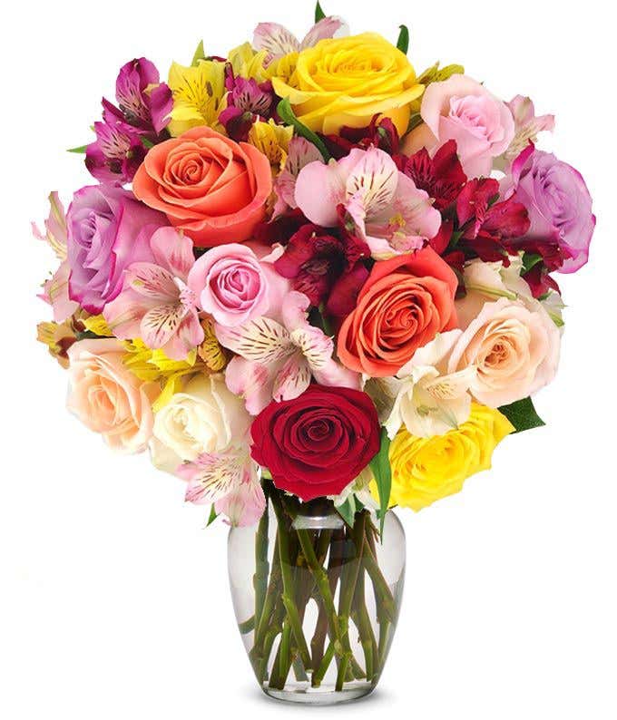 Deluxe Bright & Sunny Roses