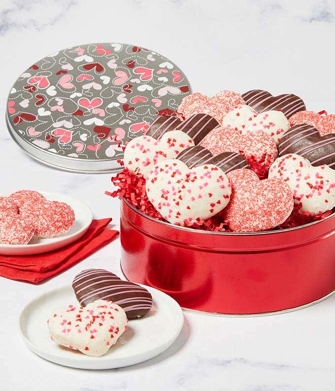 Valentine's Heart-Shaped Cookies